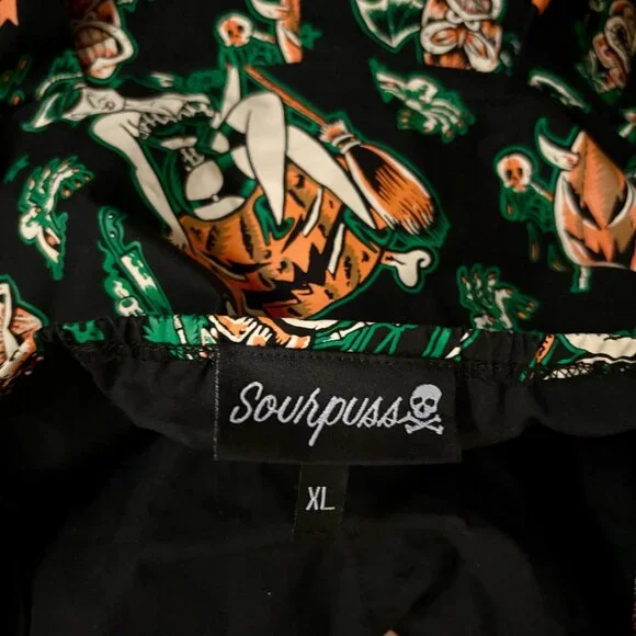 Sourpuss Hallow-Tiki Spooksville Dress - Picture 2 of 6